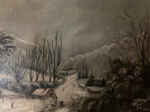 Peinture huile sur - huile,
