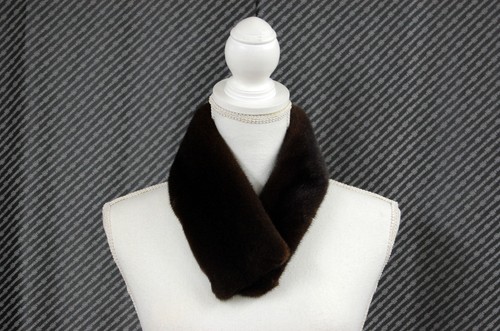 écharpe luxe fourrure - de,