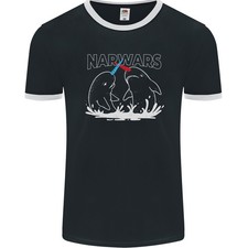 T-Shirt Ringer Pour Hommes Narwars Narwhal Parodie Baleine FotL