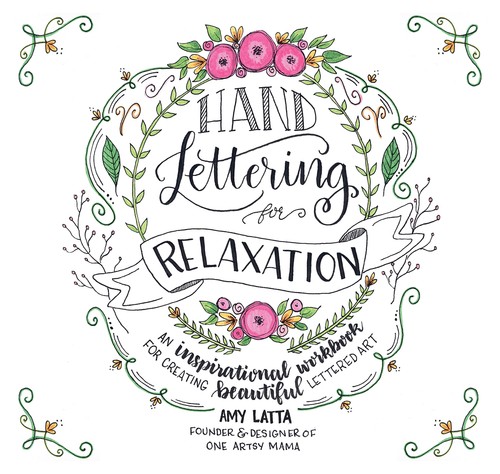 Hand lettering for relaxation - hand,