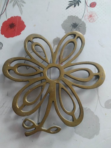 Ancien dessous plat bronze - ancien,