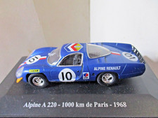1/43  RENAULT ALPINE A 220 1000 KM DE PARIS 1968