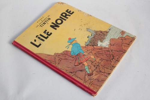 Tintin île noire b9 - bd,