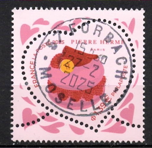 France 2025 timbre coeur - timbre,