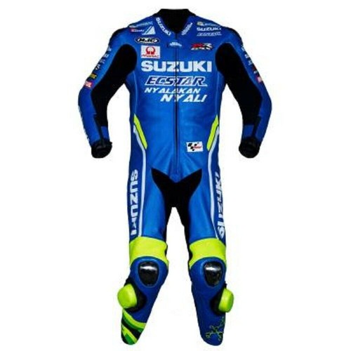 Combinaison moto cuir suzuki - combinaison,