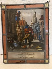 Panneau décoratif vitrail - panneau, en
