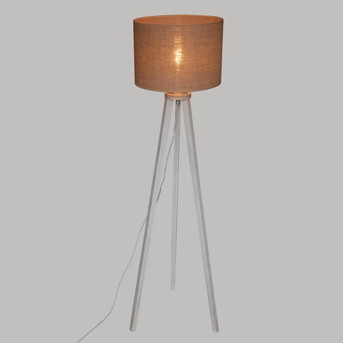 Lampadaire trépied bois - lampadaire,