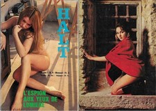 EO 1969 RARE ROMAN-PHOTO ÉROTIQUE + HALT N° 4 : L'ESPION AUX YEUX DE LUMIÈRE