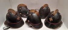 Lot casque pompiers - casque,