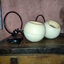 Paire d'applique spot lampe Dlg GINO SARFATTI metal laqué blanc vintage 70's