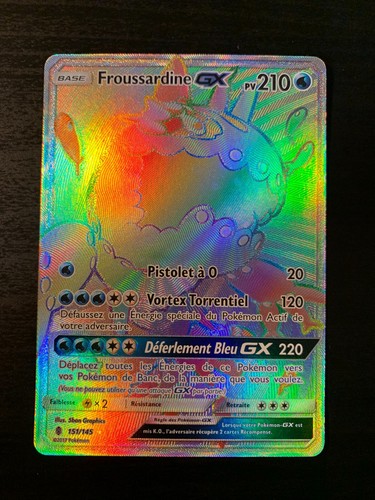 Carte pokémon froussardine - pokémon, gx