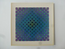 VICTOR VASARELY BOGLAR ESTAMPE