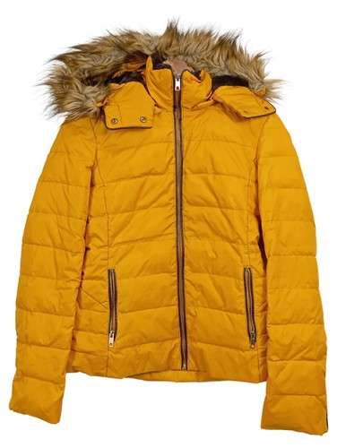 Zara doudoune femme jaune - doudoune,