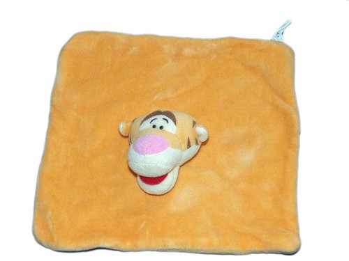 Doudou plat tigrou grelot - doudou,