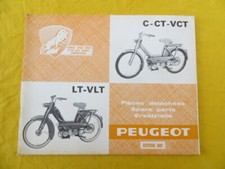 Cyclomoteur PEUGEOT types C CT VCT LT VLT - catalogue pièces détachées - 1967