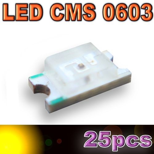173 led cms 0603 jaune - 0603,