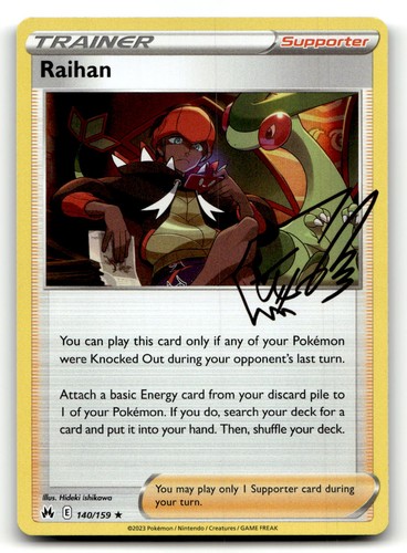 Raihan holofoil crz 140 159 - raihan, [crz-140/159]