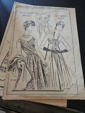 Ancien Patron Couture Robe De