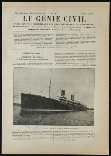 1906 paquebot la - -,