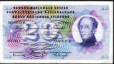 SUISSE - SWITZERLAND  BILLET