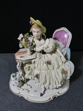 Sculpture statue en biscuit de