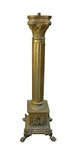 pied de Lampe Colonne Corinthienne Bronze.