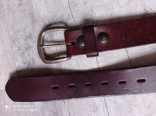 Ceinturon vintage cuir marron