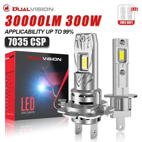 Ampoules led 300w - h1, 6000k