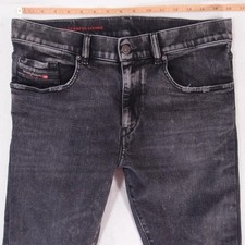 Hommes Diesel 2019 D-STRUKT Ajusté Straight Élasthanne Gris Jeans W32 L28