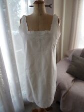 jolie chemise ancienne début XXème, brodée main mono A.F coton comme neuve N1