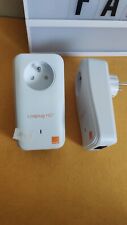 ★ 2x CPL ORANGE LIVEPLUG HD+ officiel kit duo original ethernet prise gigogne 2