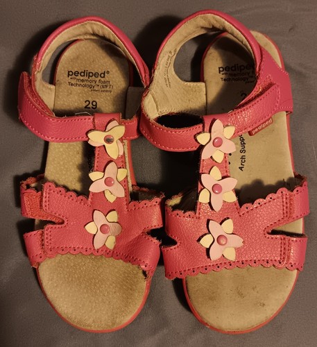 Pediped hot pink strappy