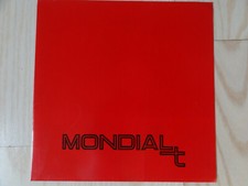 CATALOGUE FERRARI MONDIAL T n°562/89 édition 5M/06/84 TRES BON ETAT 