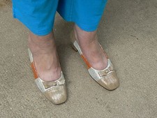 escarpins femme marque italienne gioiello en cuir véritable, pointure 35/36