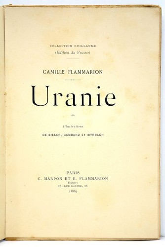 Livre ancien flammarion - ancien, uranie