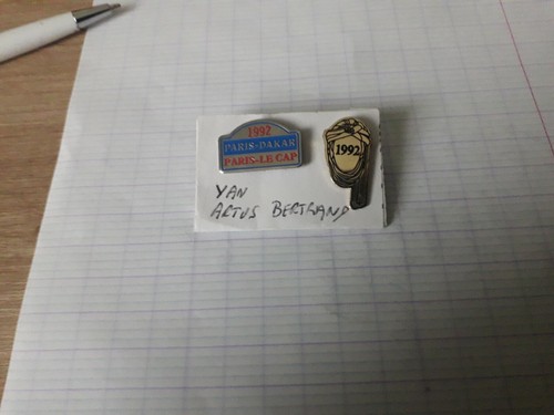 Pins rallye paris dakar 1992 - paris,