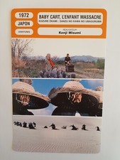 CARTE FICHE CINEMA 1972 BABY CART L'ENFANT MASSACRE Tomisaburo Wakayama Kayo Mat