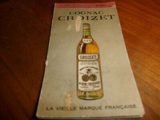 Ancien CARNET publicitaire de BISTROT "Cognac CROIZET"