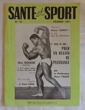Santé et Sport n°74 /1971 - Bodybuilding - Chris DICKINSON
