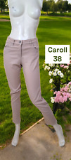Caroll Taille 38  🧡 Pantalon jeans jean denim beige  femme