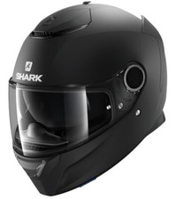 Casque de Moto Intégrale Fibre Shark SPARTAN 1.2 Black Opaque Noir Matt TG L