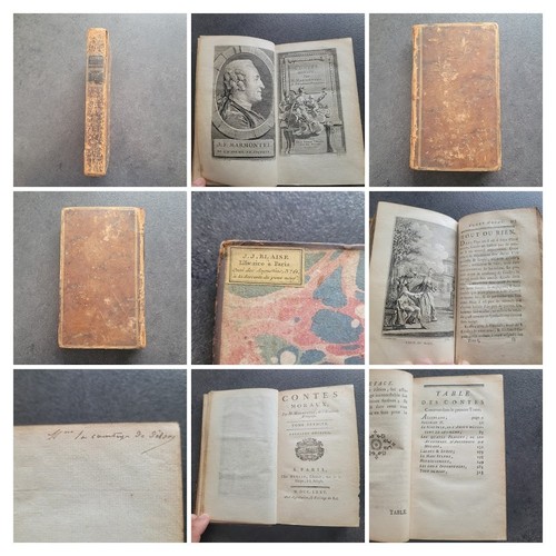 Livre 1775 contes moraux - livre,