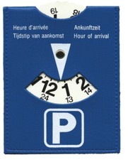 Disque Horaire Bleu En Carton