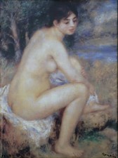 Pierre-Auguste RENOIR : Baigneuse s’essuyant, Sérigraphie signée