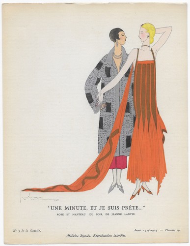 Georges lepape robe - de, jeanne