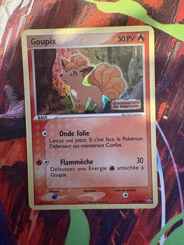Carte pokémon goupix pk - carte,