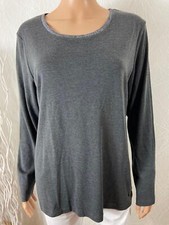 T-shirt gris manches longues doux fluide coupe ajustée C'est beau la Vie - 40