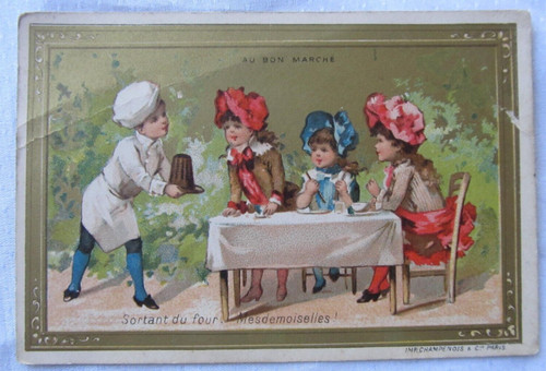 Chromo bon marche sortant - au,