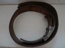 WW2 CEINTURON ALLEMAND WH CUIR HEER NOMINATIF 1940 MATERIEL ORIGINAL