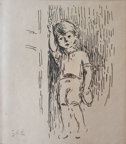 Gravure orig sign - , georges